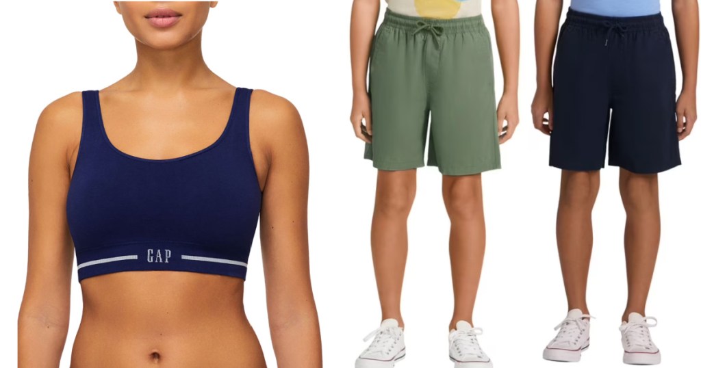 man and woman wearing gap clothes