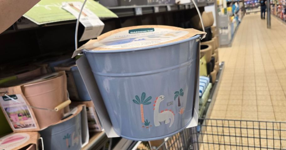 Gardenline Dino Bucket in store