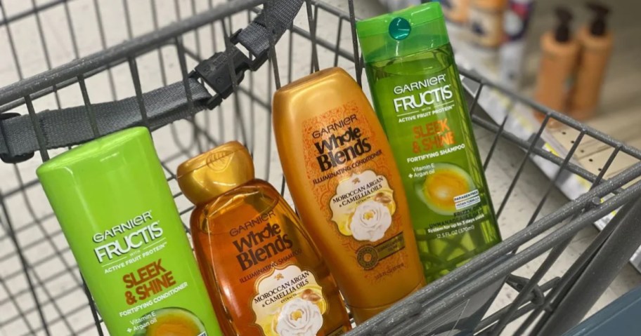 Garnier Fructis and Whole Blends Shampoos and Conditioners on Sale
