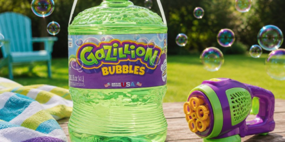 Gazillion Bubbles Solution 4-Liter Bottle Just $6.96 on Walmart.com (Reg. $20)