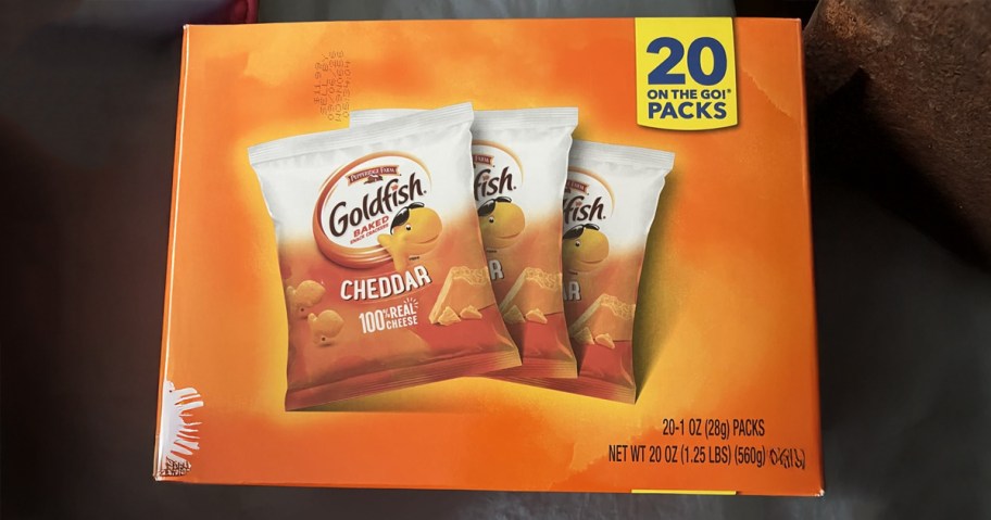 Goldfish Cheddar Snacks 20-Pack