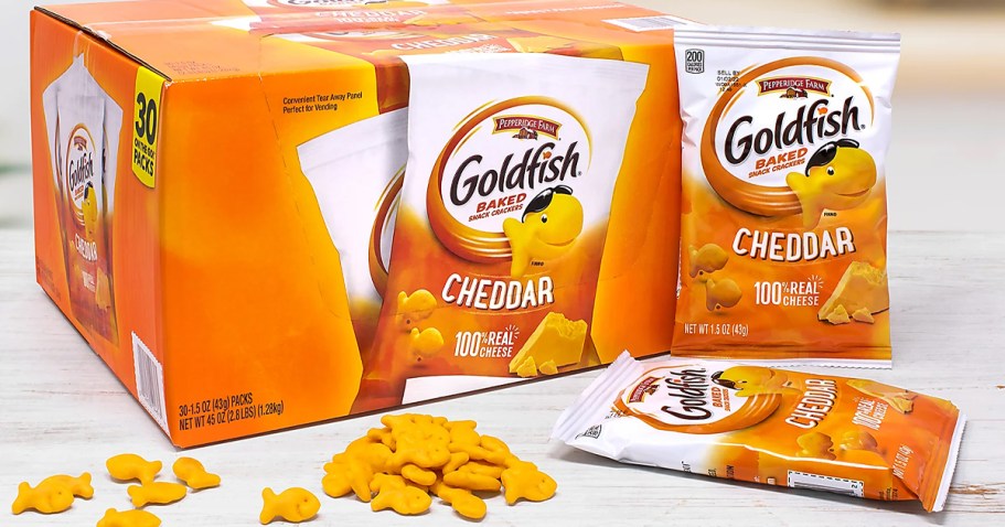 Goldfish Crackers 30-Count Just $7.62 Shipped on Amazon (Reg. $15)
