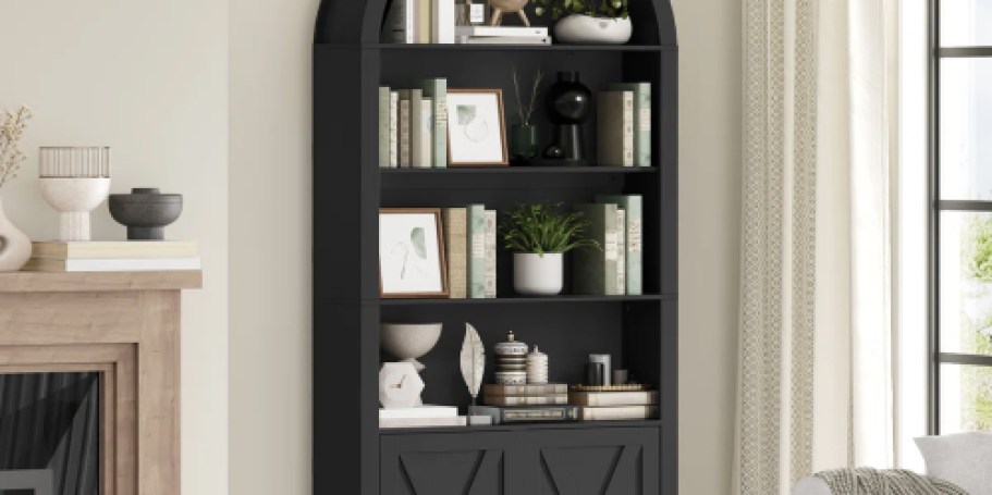 Up to 85% Off Wayfair Furniture Sale + Free Shipping | Arched Bookcase Only $109.99 Shipped