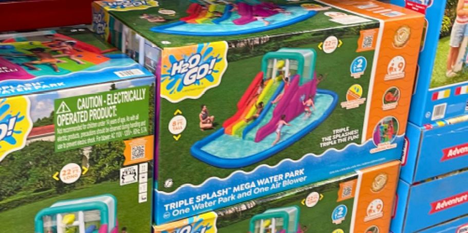 $100 Off HUGE Triple Slide Backyard Water Park on SamsClub.com