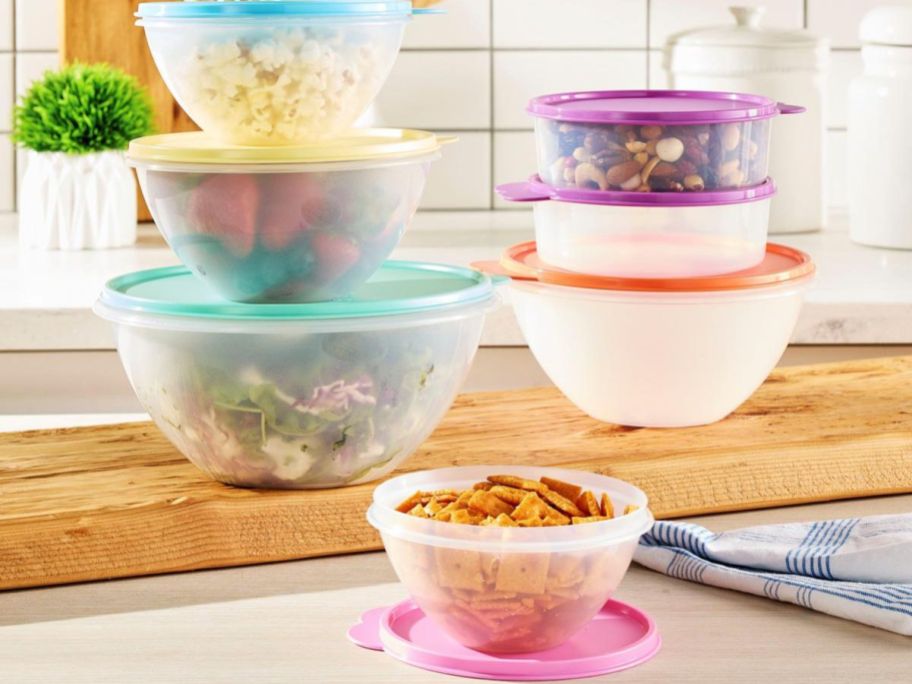 Tupperware bowl set from HSN