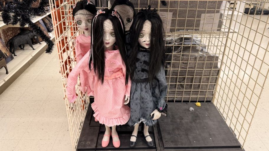 Halloween twins display at the store