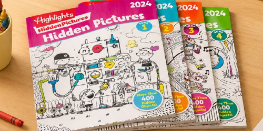 Highlights Hidden Pictures 4-Pack Just $12.99 Shipped for Prime Members (Only $3.25 Each)