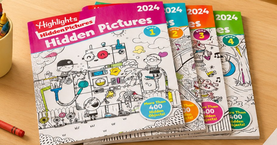 Highlights Hidden Pictures 4-Pack Just $12.99 Shipped for Prime Members (Only $3.25 Each)