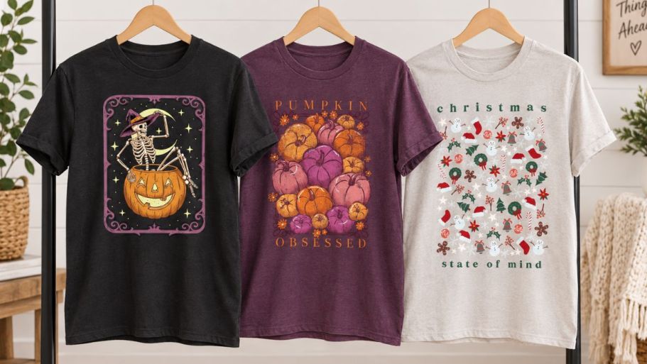 Lowe’s Holiday & Fall Graphic Tees Just $9.98 Shipped