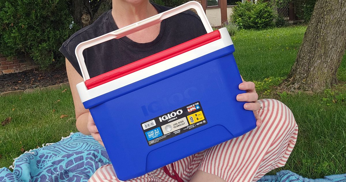 Red, White & Blue Igloo Cooler Just $13 on Walmart.com (Perfect for Summer Camping & Tailgating)