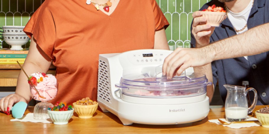 $50 Off NEW Instant Pot Ice Cream Maker for Prime Members | Make Frozen Treats in Minutes!
