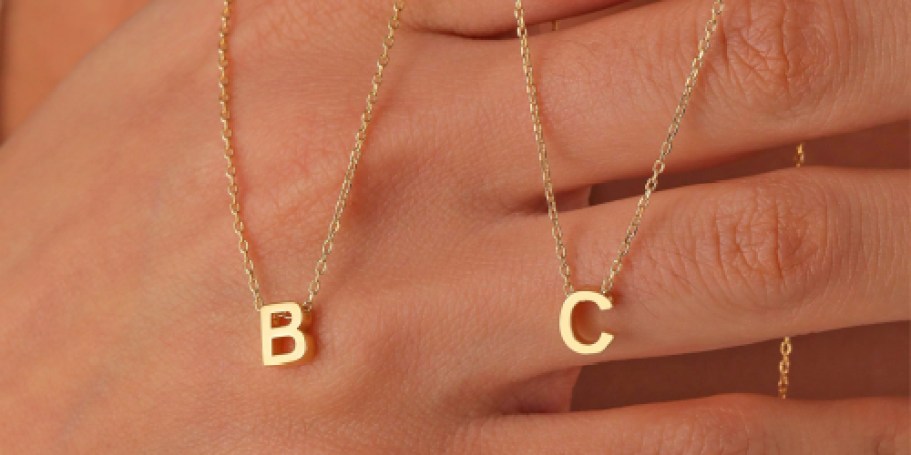 Initial Necklace Only $3.99 on Amazon