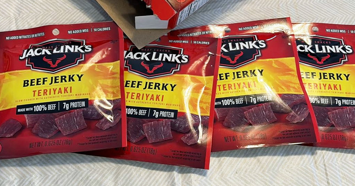 Jack Link’s Teriyaki Beef Jerky 20-Pack Just $15.82 Shipped on Amazon (Reg. $21)