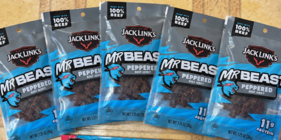 Jack Link’s x MrBeast Beef Jerky 10-Pack Just $11.72 Shipped on Amazon (Reg. $20)