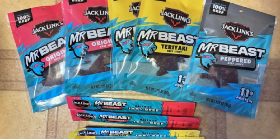 Jack Link’s x MrBeast 9-Count Variety Pack Just $12.61 Shipped for Prime Members (Reg. $23)