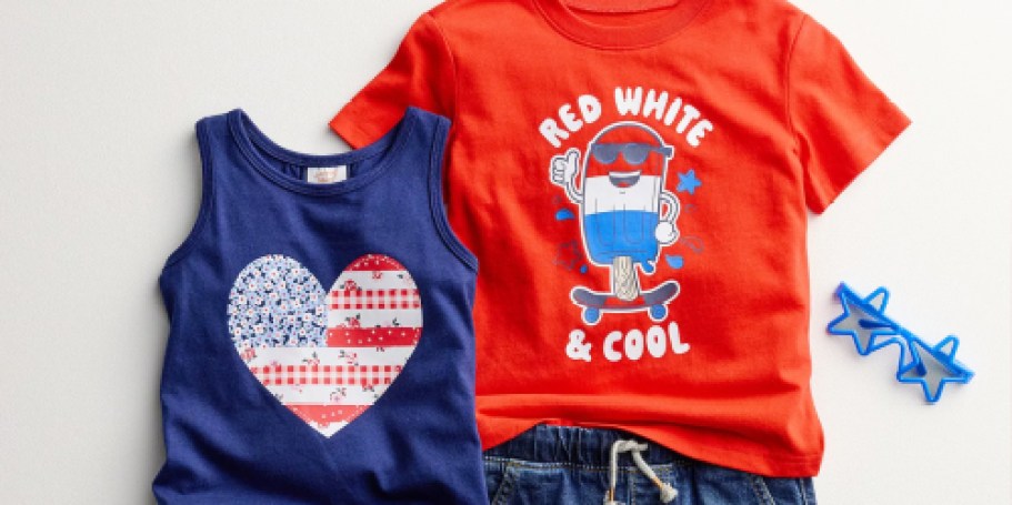 Kohl’s Graphic Tees from $3.50 (Reg. $13) – Including Patriotic Designs