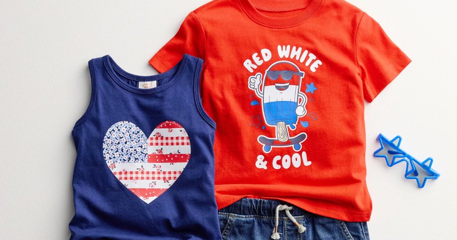 Kohl’s Graphic Tees from $3.50 (Reg. $13) – Including Patriotic Designs