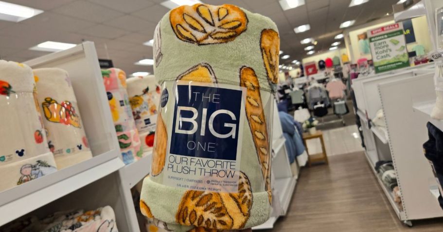 Kohl’s The Big One Throw Blankets Just $8.49 Shipped (Reg. $15)