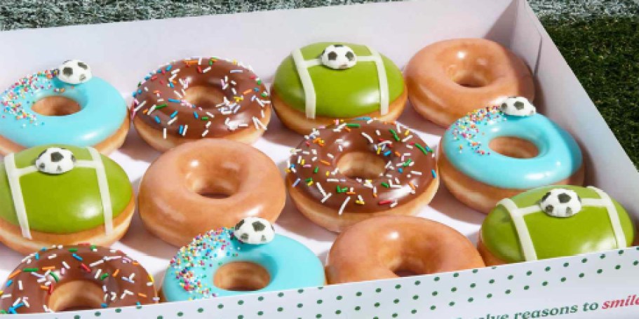 Krispy Kreme Soccer Doughnuts Available This Weekend + BOGO $2 Dozens
