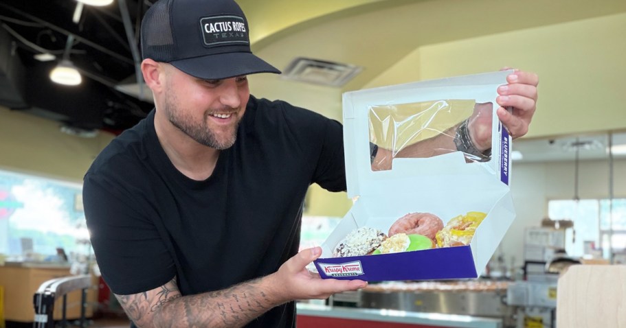 Krispy Kreme’s New Summer Lineup (+ $5 Off A Dozen After 5PM Today Only!)