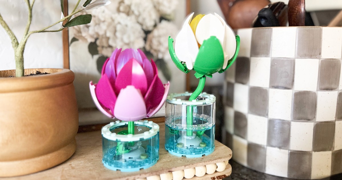 LEGO Botanicals Water Lilies Or Floral Perfume Bottle Set from $23.98 Shipped (Reg. $34)