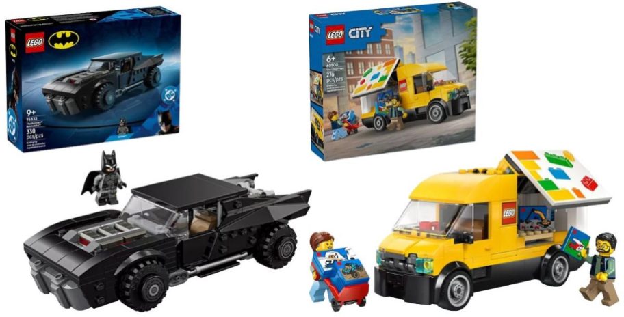 LEGO DC Batman The Batman Batmobile and LEGO City The LEGO Van