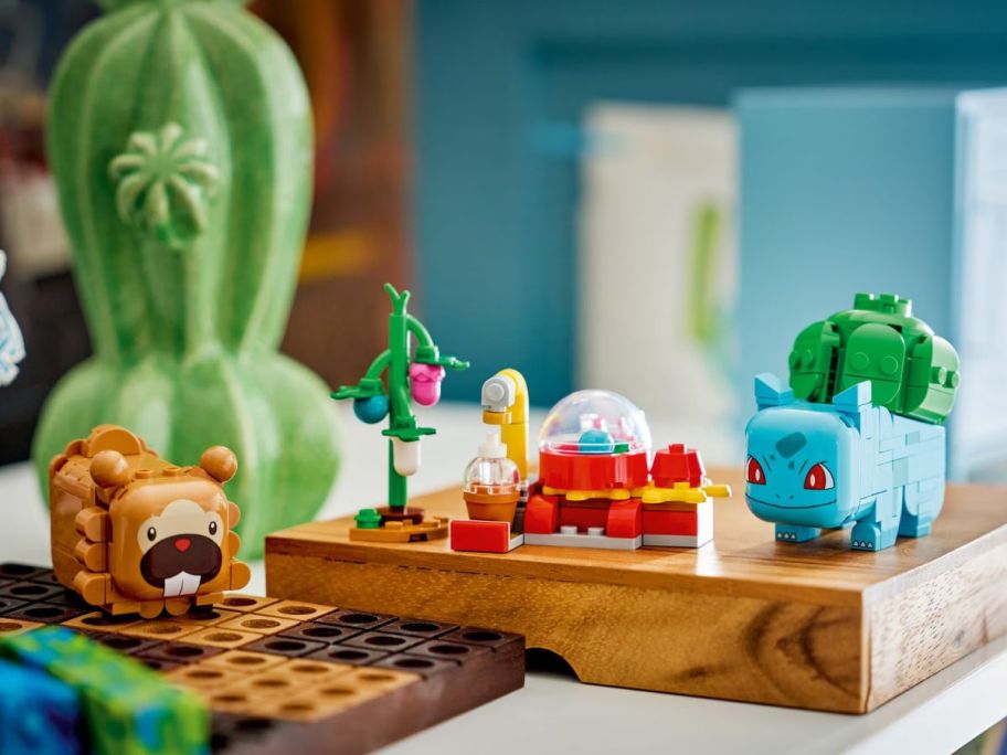 LEGO Pokémon SMART Play Berry Bash w Bulbasaur & Bidoof on display