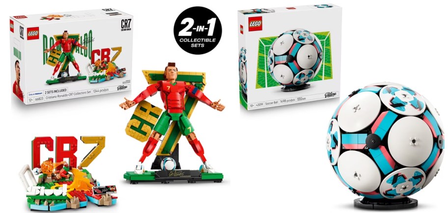 Soccer themed lego set