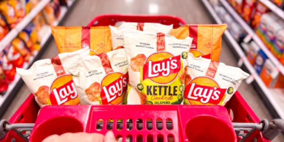 Lay’s Kettle Cooked & Tostitos Chips Just 33¢ EACH After Cash Back at Target