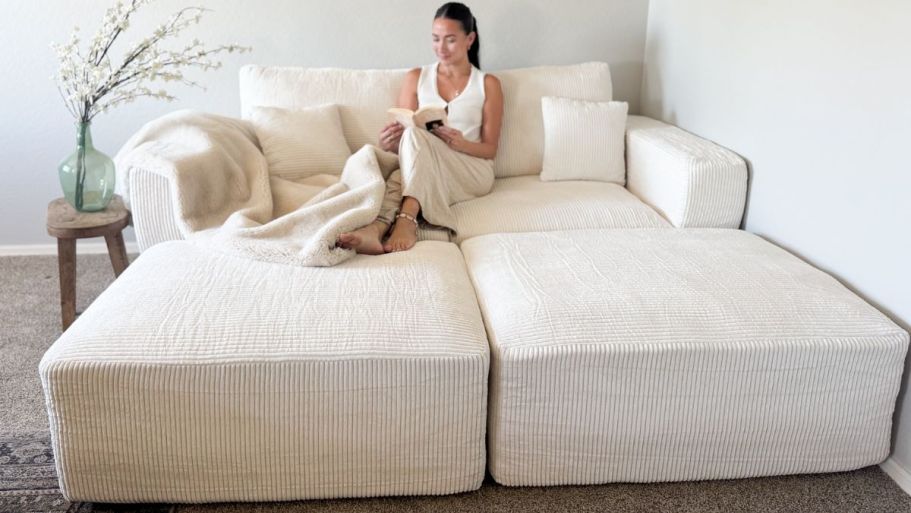 Score $120 Off This Viral Modular Sofa Bed on Amazon + Free Delivery!
