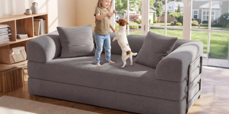 5-in-1 Convertible Sofa Bed UNDER $235 Shipped for Prime Members