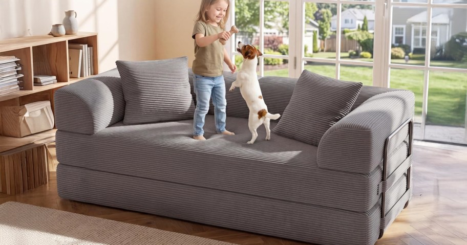 Living&Giving 5-in-1 Convertible Sofa Bed 3