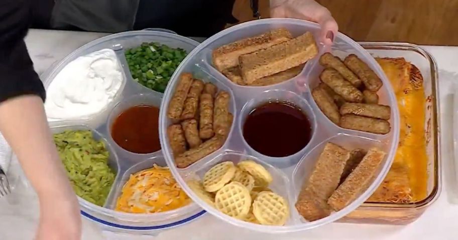 2 LocknLock Chip and Dip Containers
