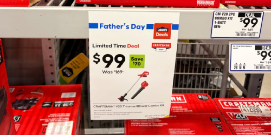 Score a Craftsman Cordless Trimmer, Blower, Battery AND Charger for Under $100 Delivered at Lowe’s