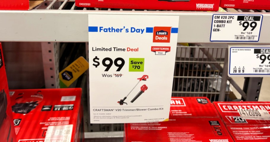Score a Craftsman Cordless Trimmer, Blower, Battery AND Charger for Under $100 Delivered at Lowe’s