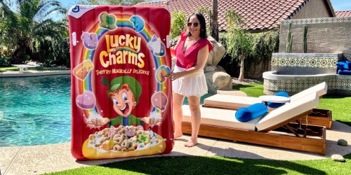 Up to 50% Off Snack Food Pool Floats on Amazon (Cheetos, Doritos, Lucky Charms, & More)