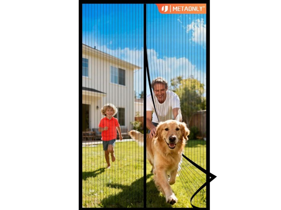 METAONLY 36" x 80" Magnetic Screen Door
