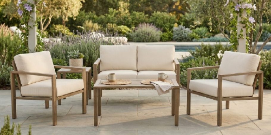 Mainstays 4-Piece Patio Set Under $300 Shipped on Walmart.com