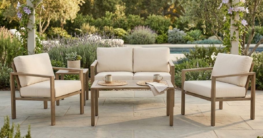 Mainstays 4-Piece Patio Set Under $300 Shipped on Walmart.com