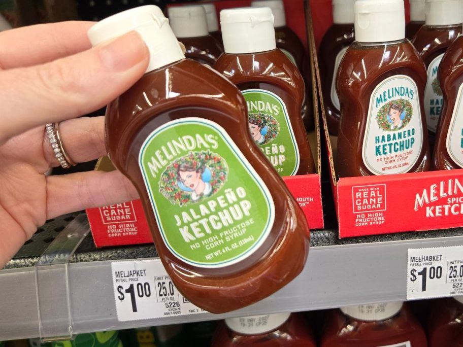 Melinda's Jalape&ntilde;o Ketchup 4oz bottle in store