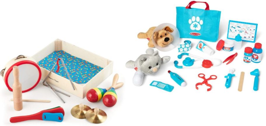 Stock images of Melissa & Doug Band in a Box and Pet Vet Set