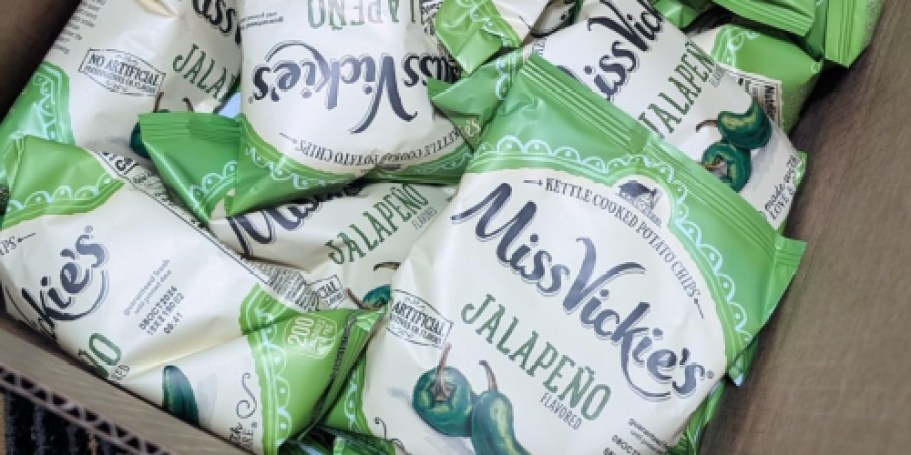 Miss Vickie’s Kettle Chips 28-Count Just $11.88 Shipped on Amazon (Reg. $24)