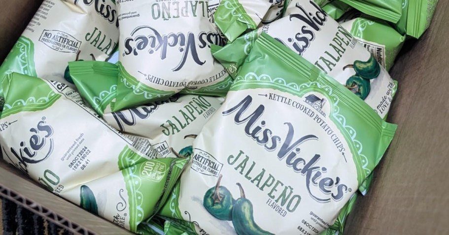 Miss Vickie’s Kettle Chips 28-Count Just $11.88 Shipped on Amazon (Reg. $24)