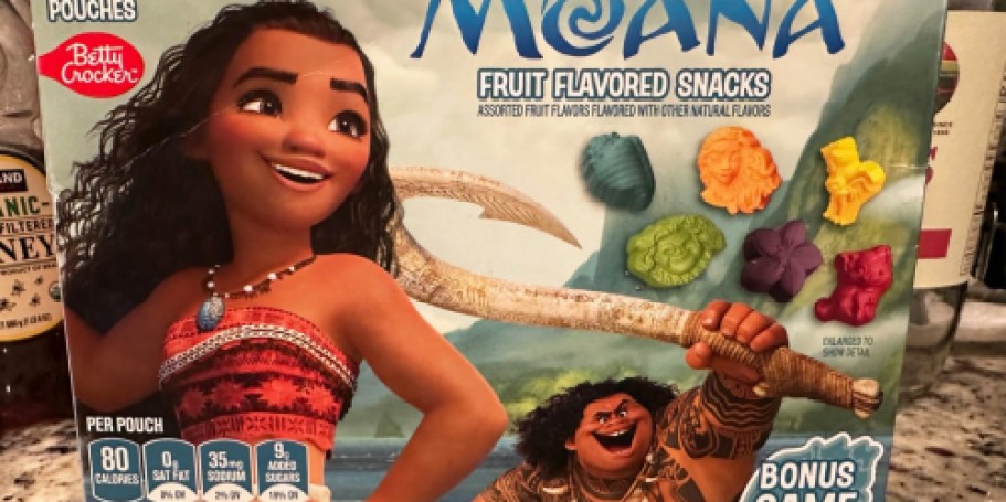 Disney Moana Fruit Snacks 10-Count Just $1.90 Shipped on Amazon