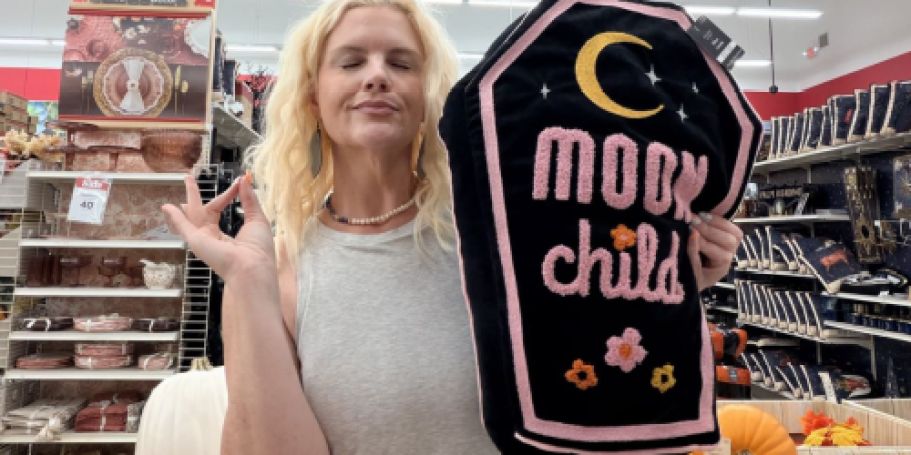 Michaels Dropped NEW Halloween Decor: Cute Pillows, Colorful Ghosts, & Creepy Finds