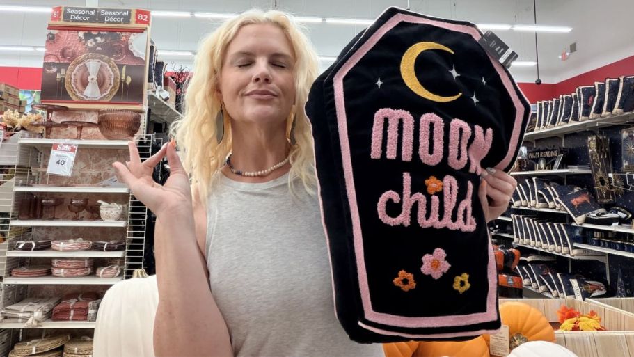 Michaels Dropped NEW Halloween Decor w/ Cute Pillows, Colorful Ghosts, & Creepy Finds