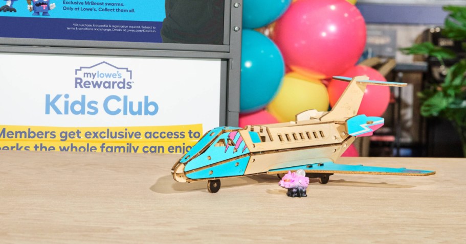 Kids Can Build a MrBeast Swarm Jet at Lowe’s on 7/25 – Register Now!