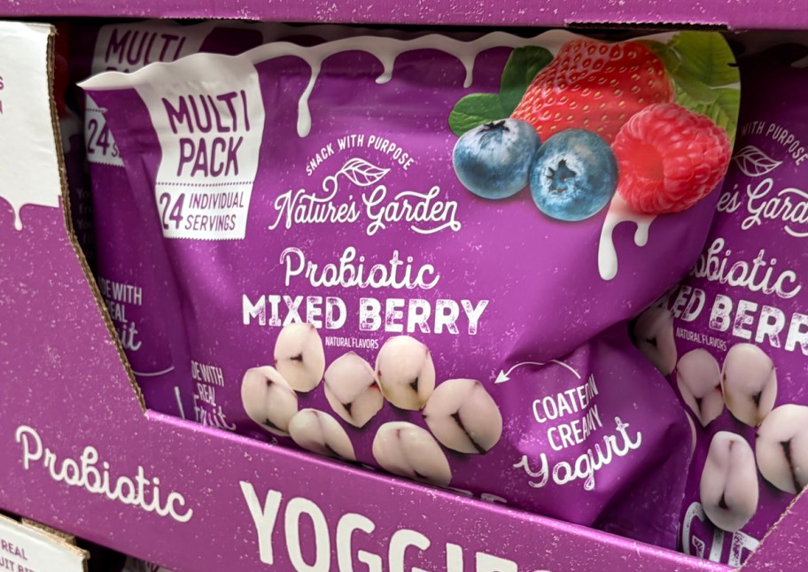 Nature's Garden Probiotic Mixed Berry Yoggies at Sam's