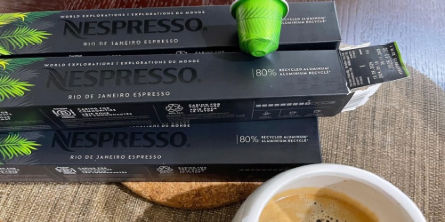 Nespresso 50-Count Pods Only $26.64 Shipped on Amazon (Just 53¢ Per Cup!)