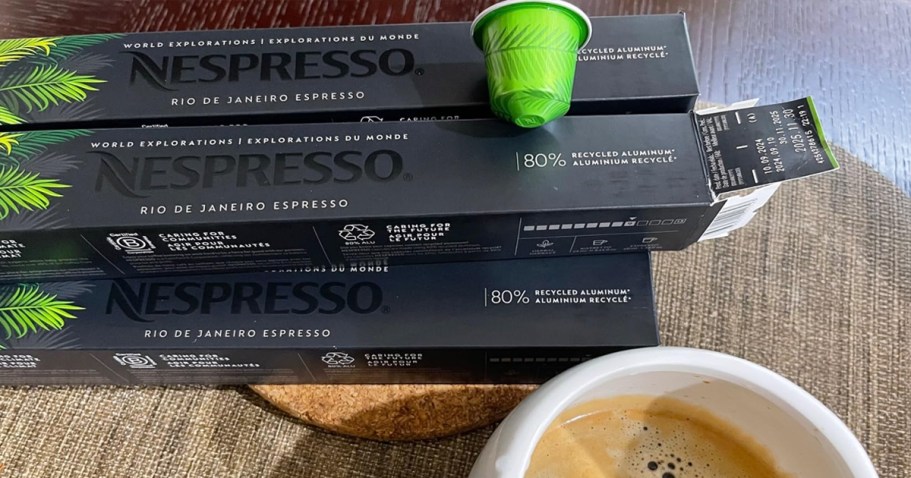 Nespresso 50-Count Pods Only $26.64 Shipped on Amazon (Just 53¢ Per Cup!)